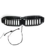 Gloss Black Car Styling Racing Grills Middle Grille With Light For BMW 3 Series