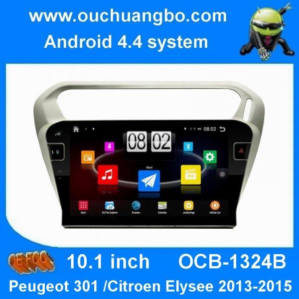 Ouchuangbo auto dvd gps navi for Peugeot 301 Elisee 2013 with bluetooth SWC AUX