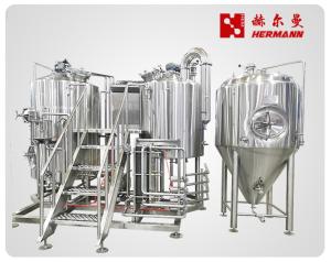 Wholesale Stainless Steel 304 Industrial 5 BBL Craft Beer Brewing Equipment With PLC Control System from china suppliers
