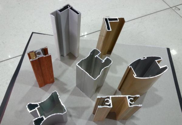Professional Aluminium Construction Profiles , Aluminium Door Frames For Building