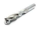 Solid Carbide End Mills For Stainless Steel / HRC45 Rough Cut End Mill With