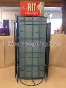 Wholesale Metal Hair Color Tinned Dye Accessories Display Stand Double Sided Custom Signage from china suppliers