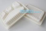100% Biodegradable sugarcane pulp Lunch disposable Box bagasse food container