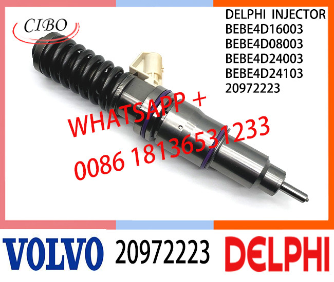 Fuel engine Diesel Injector 20972223 BEBE4D16003 BEBE4D08003 BEBE4D24003 20584347 E3.18 for VOL MD13 EURO 4 LOW POWER