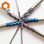 Carbide Square End Mill Bits 2-6 Flutes 1mm-20mm Diameter for Steel
