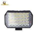 Aluminum Casing 24 Beams White Yellow Flash Motorcycle Spotlight