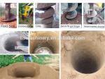 Solar Pole Installation Machine With Mini Oil Olive Hydraulic Press Machine 100