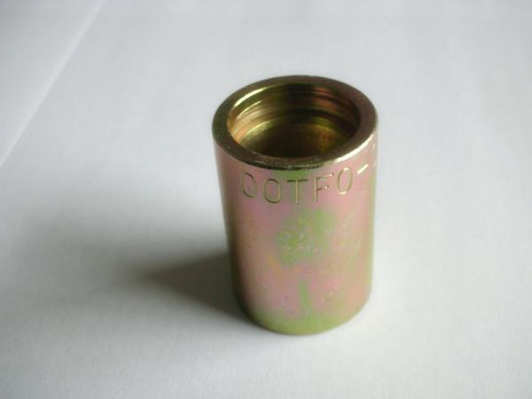 Steel Yellow SAE Hydraulic Fittings Ferrule For FERRULE Hose , Hydraulic Hose