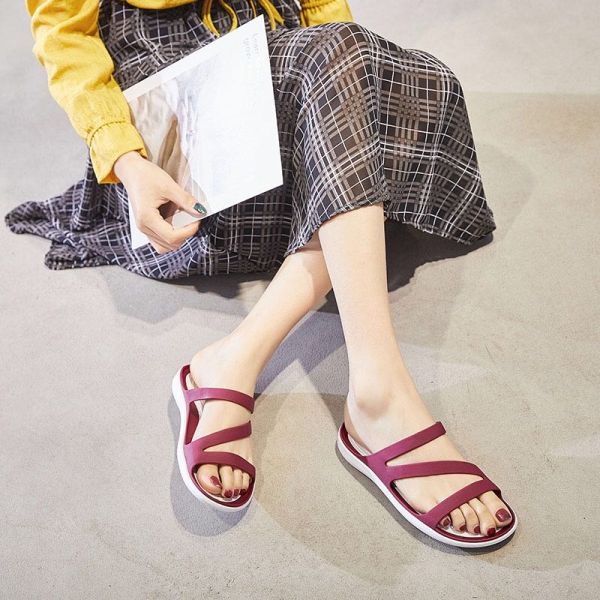 Swiftwater Heels Women Wedge Sandals High Elastic Pvc Upper