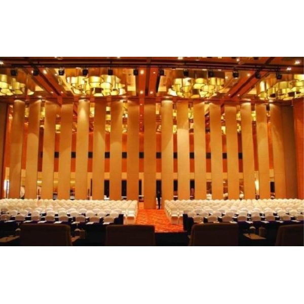Hotel Soundproofing Aluminum Folding Sliding Operable Temporary Partition Walls