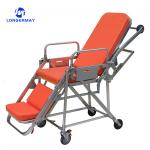 Stainless Steel Medical Chair Adjustable Manual Hospital Patient Transport