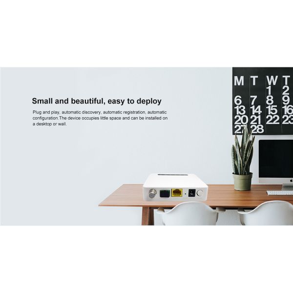 ZC-501T XPON ONU CATV 1GE CATV With Remote Support ONT GPON