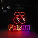 Table Top Company Logo 12V Peach Neon Sign RoHS