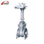 Cast Steel Electric Gate Valve DN100 For Thermal Power Station API DIN JIS