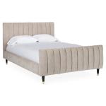 Upholstered Bed, Queen french style queen bed leather upholstered bed home