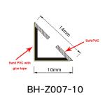 Co Extruded Triangle PVC Fire Resistant Seals Soundproof Anti Smoke