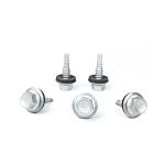 Flat Head Stainless Steel Hex Flange Self Drilling Screw With EPDM Washer for