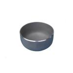 Black Painting Pipe Fittings Cap Sch40 Steel Pipe Caps Sealing Surface