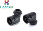 AD42.5 90 ° Black Conduit Nylon Cable Gland Quick Dismounting PG Thread