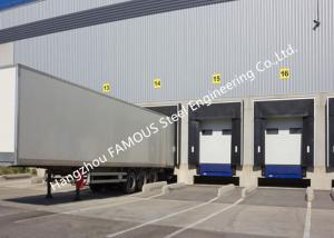 Wholesale PVC Fabric Loading Dock Sectional Seal Lifting Industrial Garage Doors With Remote Operations from china suppliers
