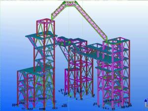 Wholesale Structural Steel Engineering Design , Steel Structure Detailing Contractor With Stadiums , Airport from china suppliers