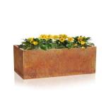 Low Maintenance Outdoor Corten Steel Pot Frost Resistance