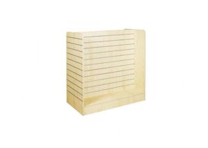 Wholesale Freestanding MDF Wood Slatwall Display Stand , Store Slatwall Display Fixtures from china suppliers