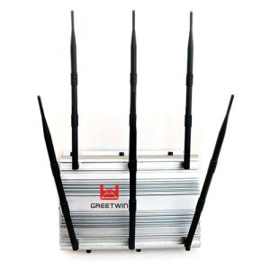 Wholesale VSWR Protection 4G LTE Cell Phone Signal Jammer , Mobile Phone Inhibitor High Power from china suppliers