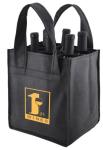 Custom Promotional wine shopping tote fabric polypropylene laminated non woven
