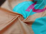 Rectangle Shaped Microfiber Beach Towel Printed Pattern For Sports Bath