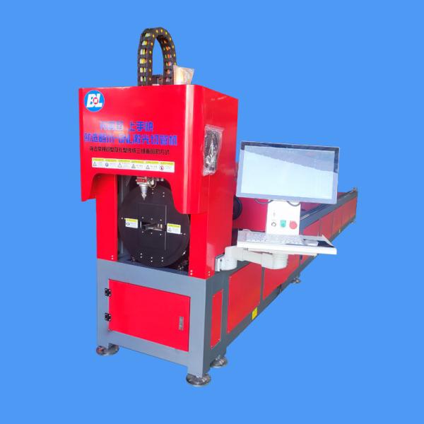 1500-6000W Laser Pipe Cutting Machine For Multi Shape Pipes With Drawing Free