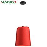 Felt Pendant Light Shade Living Room Luxury Color Modern Polyester Fiber Sound