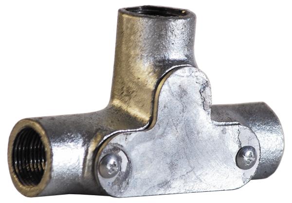 Malleable BS4568 Conduit And Fittings Three Way Channel Inspection Tee Junction