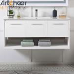 Modern Quartz Counter Top Vanity Combo Midcentury Bathroom Vanity Cabinets for