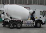 10 Cubic Meters Concrete Mixer Truck With Pump A7 371HP 6X4 RHD