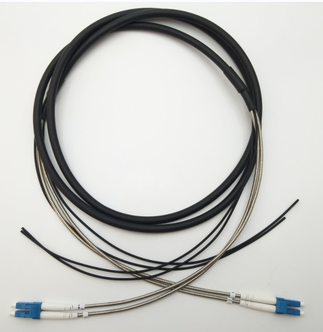 Duplex Single Mode 3.0mm Armored Optical Patch Cord G657b3