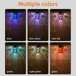 IP65 Waterproof Solar Fence Light Rectangle Monocrystalline Garden For Outdoor