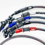 An3 1/8 Auto Wire Braid Brake Hose Fittings 70Mpa Burst Pressure