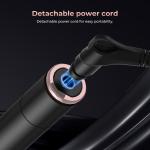 Double Ceramic 3-in-1 Hot Air Brush Black Gold Dry As You Style Hair