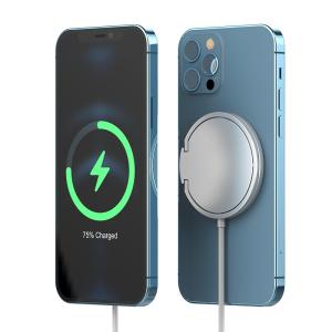 Wholesale U-Way wireless charger, Magsafe,Magnetic charging stand station, Qi，15W compatible with iphone 12 Aluminium metal from china suppliers