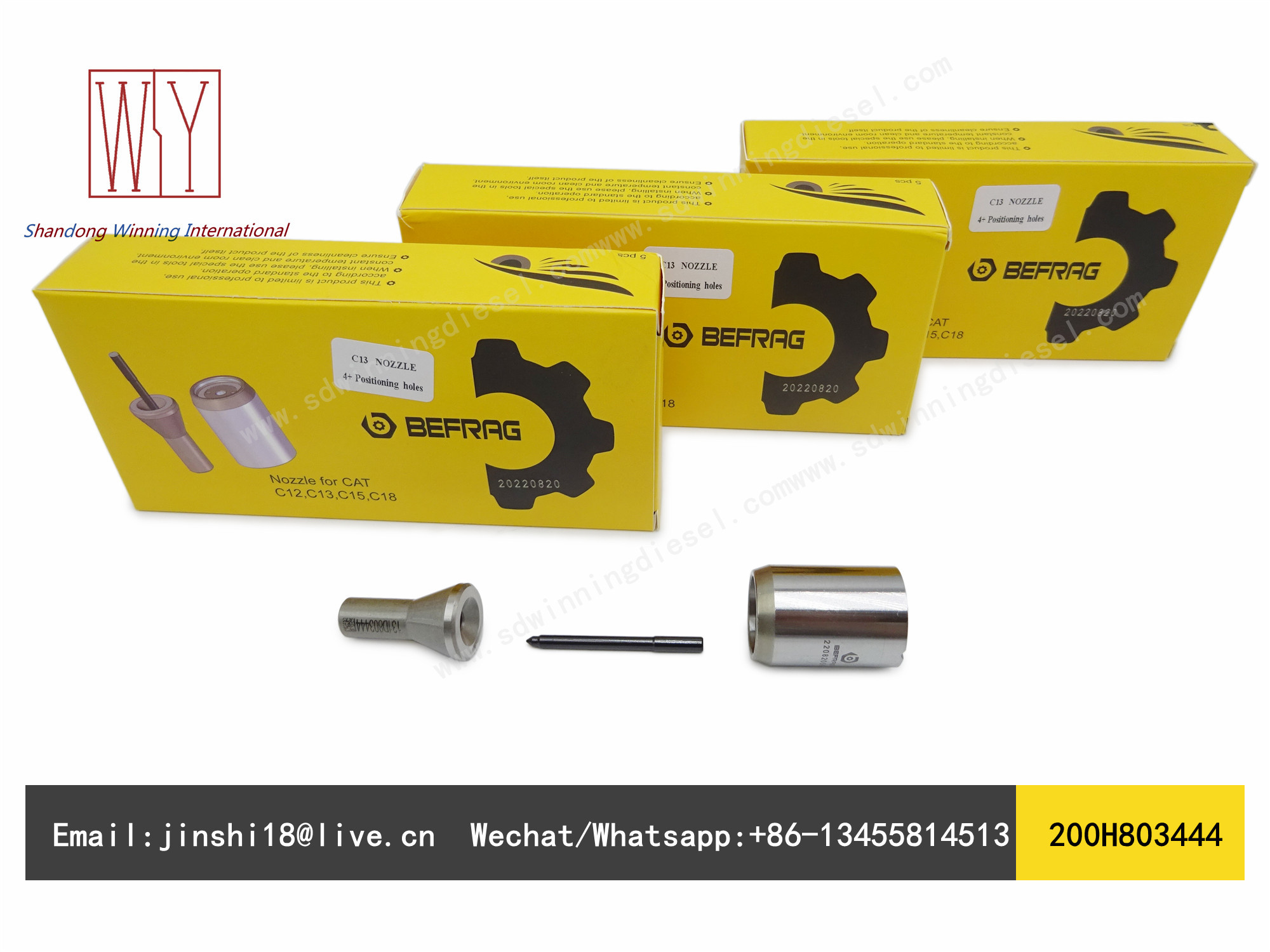 BEFRAG BRAND NEW FUEL NOZZLE 200H803444 FOR C13 FUEL INJECTOR