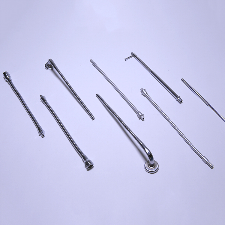 Custom Metal Gooseneck Tube Plating USB Light Bendable Steel Tubing 10mm