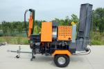 30 Ton 18HP Gasoline Deizel Log Wood Splitter For Log Forest 2300x1250x1750mm