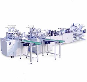 Wholesale Fast Speed Face Mask Production Line , Face Mask Manufacturing Machine Energy Saving from china suppliers