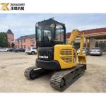 Japan Used Hydraulic Crawler Digger Komatsu PC55MR Mini Excavator 2017 Model
