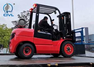 Wholesale Lpg Forklift With Side Shift Can Go Inside Container 3/3.5 Tons Forklifts Fuel Gas Engine Color Option from china suppliers
