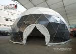25m Special Portable Geodesic Dome Tents , Transparent Pvc Dome Tent for Outdoor