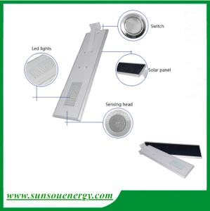 Wholesale 20w integrated solar street light with sensor outdoor garden, solar powered all in one street light for hot sale from china suppliers
