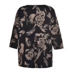 2020 New Print Women Fashion Blouses;Oversize 3/4 Sleeve Women Tops