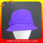 2264 Sun Accessory customized fashion winter wool felt cloche hats ,women hats
